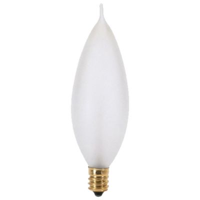 40W 120V CA9.5 E12 Frosted Bulb by SATCO Lighting - Starlight Lighting USA and Canada